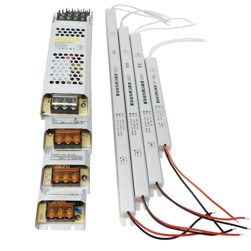 led超薄灯箱专用开关电源12v24v卡布长条软膜微型广告内置变压器-图3