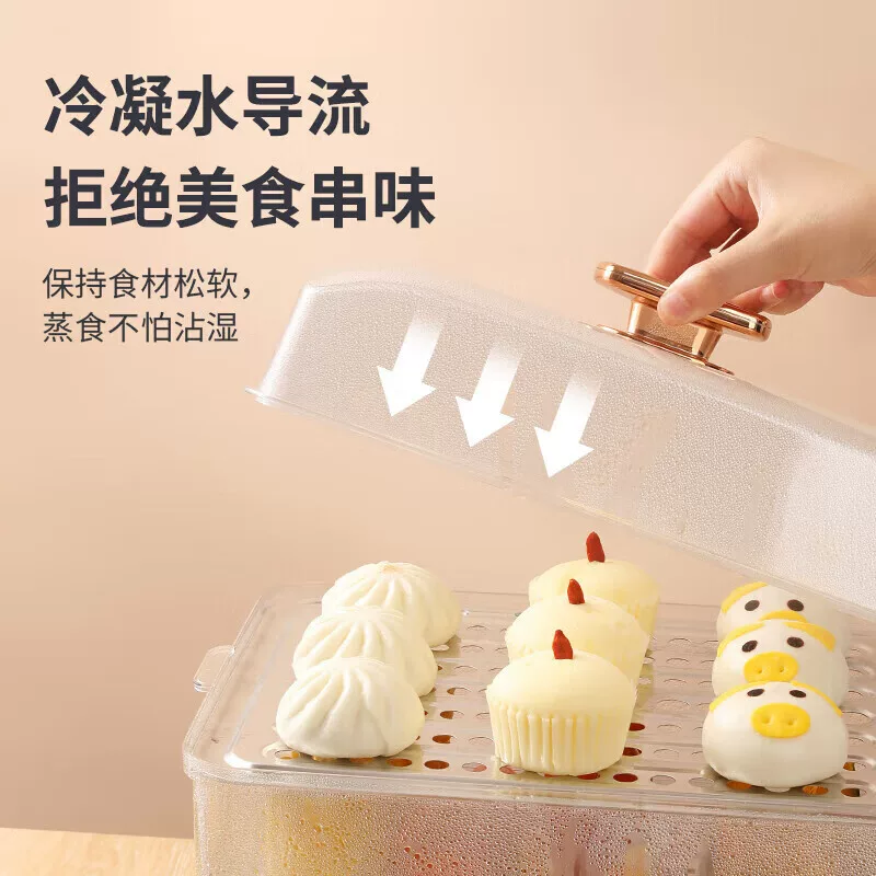 Aisda electric steamer household insulation 15L stainless steel spiral heating plate quickly conducts heat AZ-F36E903