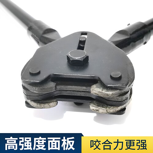 烤蓝铁皮带打包机16/32钢带打包机器手动捆包机捆扎机拉紧器钳子 - 图1