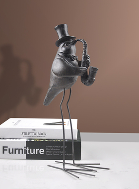 美式风西洋乐器复古桌面工艺摆设