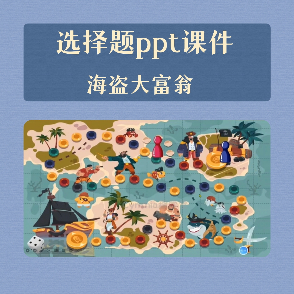 Cynthia趣学堂原创趣味性ppt游戏课件选择题练习大富翁期末复习 - 图0