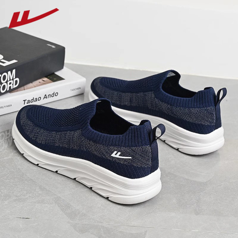 回力男鞋运动鞋男款秋季一脚蹬休闲鞋子男士舒适老北京布鞋健步鞋,淘宝优惠券,粉丝福利购,淘宝优惠卷