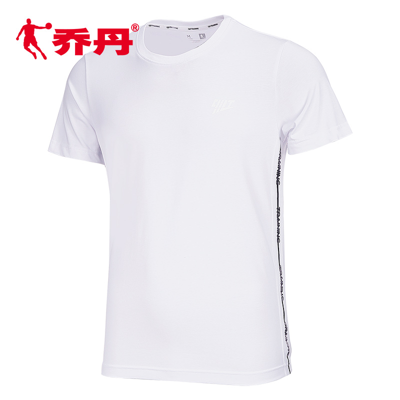 Jordan Short Sleeve T-shirt for Men 2020 New Spring/Summer Authentic Round Neck Breathable White Half Sleeve Sportswear Top for Men