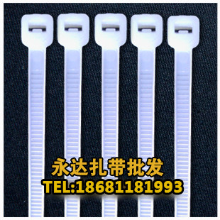 尼龙扎带8x500mm 永达塑料尼龙捆绑带 自锁式5.8毫米宽 250条扎带 - 图0