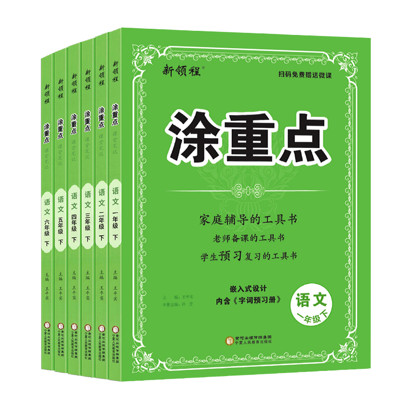 2024新涂重点语文数学英语一二三四五六年级下册上册下人教版北师大苏教上 学霸课堂笔记教材全解解读小学同步优翼新领程课文原文 - 图3