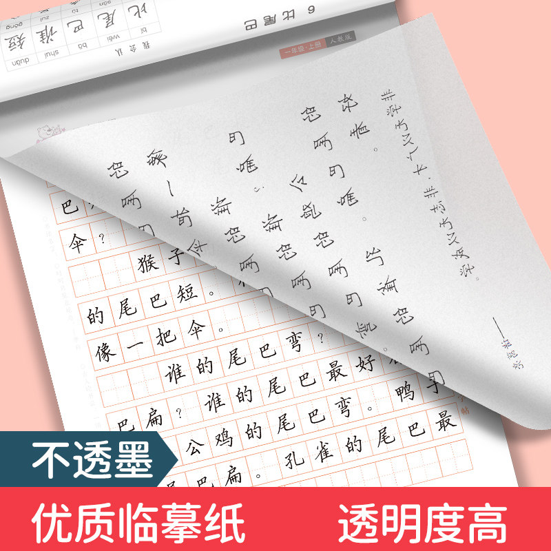 邹慕白人教版1-6年级语文练字帖写字好老师一二三四五六年级上册下册教材课本同步字帖楷书小学生正楷硬笔书法临摹版练字本