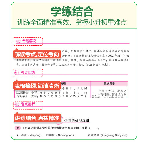 2026木头马小升初总复习语文数学英语科学真题卷小学核心考点全归纳知识大全六年级毕业升学复习资料书名师帮你小升初必刷题人教版 - 图3