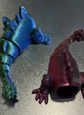 古铜色宇宙菊花触手怪3D打印玩具深海迷航巨兽恶魔吞天者模型摆件