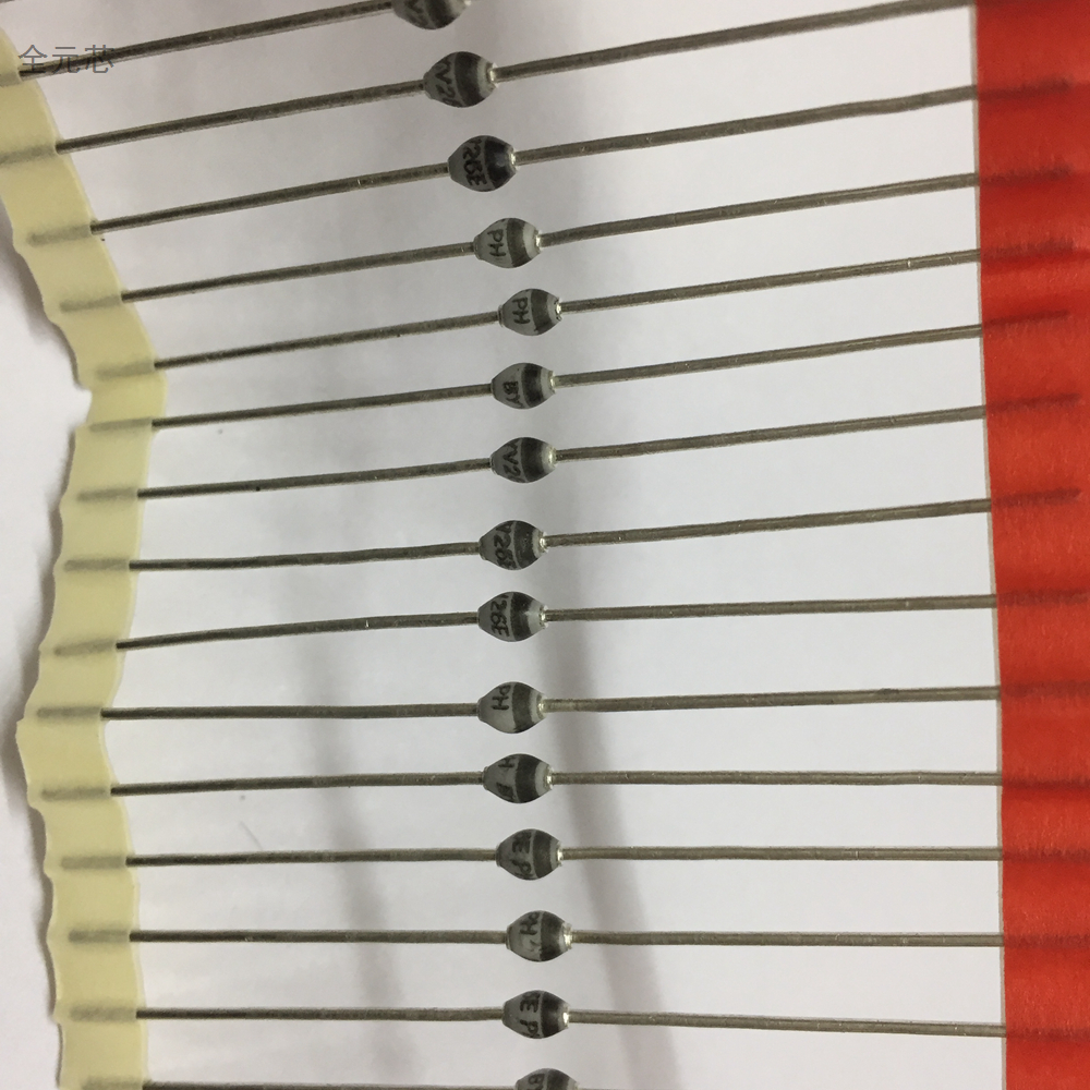 BYV26E 二极管 玻璃钝化二极管 1000V1A 封装SOD-57 陶瓷玻璃状 - 图0