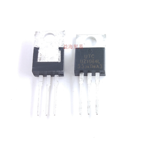 UZ1084L-33 线性稳压三极管 3.3V 直插TO-220封装 全新 UTC1084L - 图2