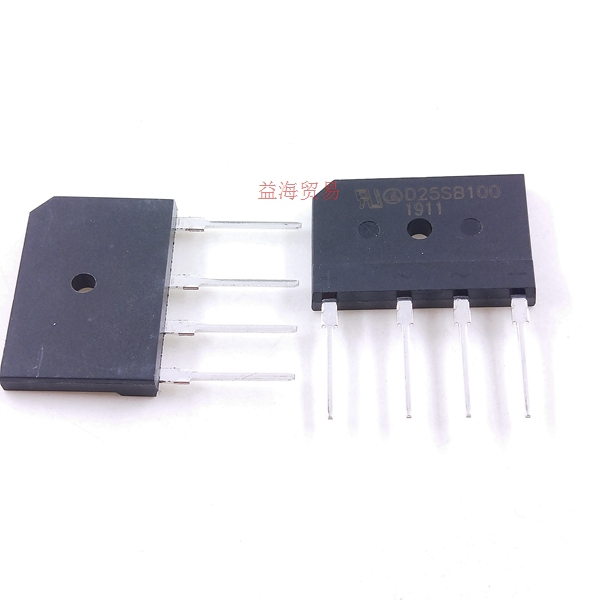 电磁炉整流桥D25SB100 可代D25SB80 D20SBA80  整流桥堆 25A1000V - 图0