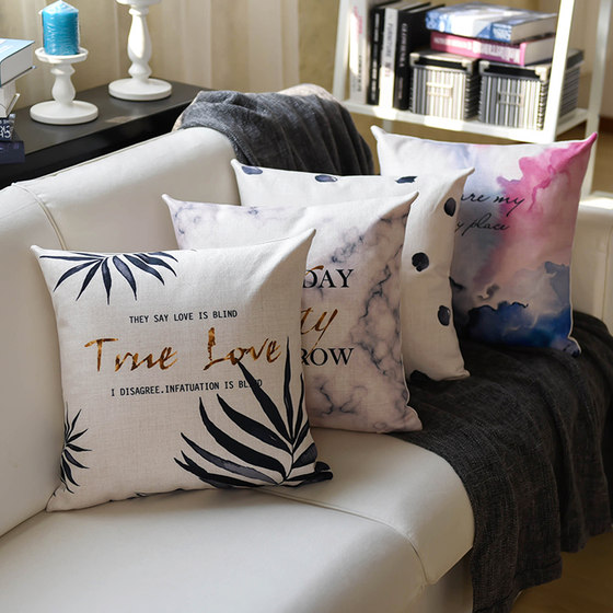 Nordic pillows living room sofa cushions bedroom bed