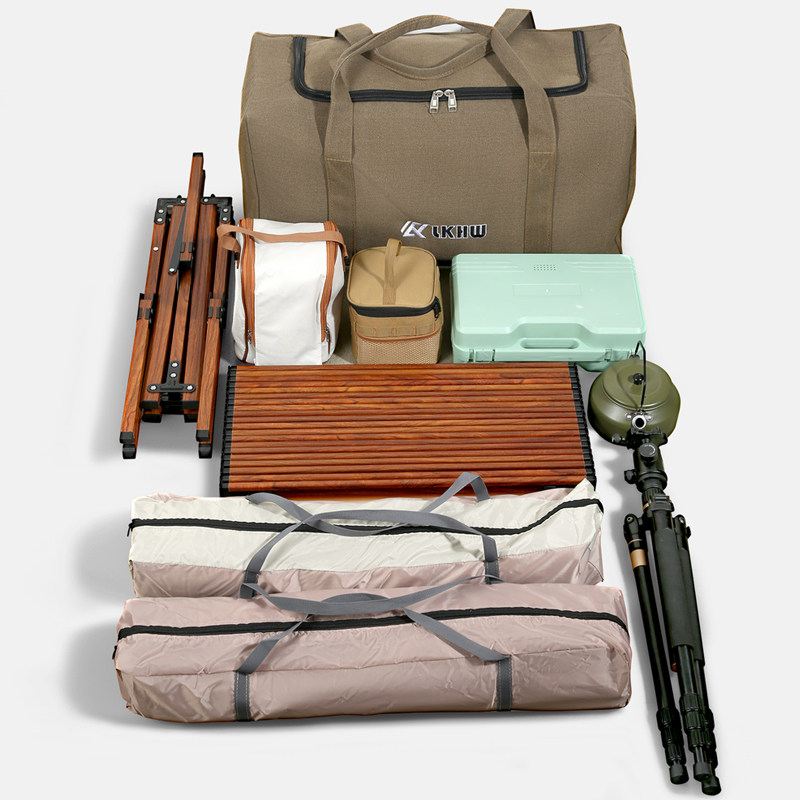 露克户外收纳包加厚便携帆布旅行包大容量露营装备折叠桌椅收纳袋,淘宝优惠券,粉丝福利购,淘宝优惠卷