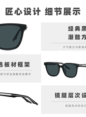 帕莎太阳镜酷飒个性大框墨镜