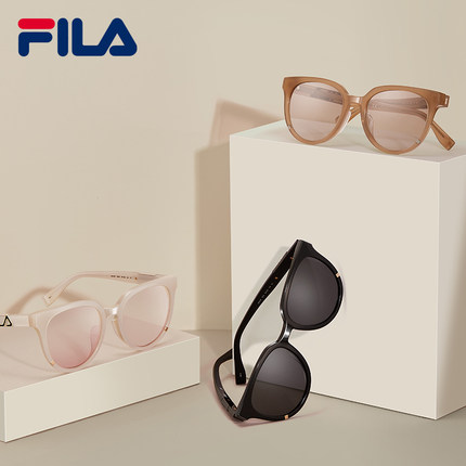 FILA斐乐太阳镜男女时尚猫眼潮户外防紫外线可配近视墨镜SFI916F