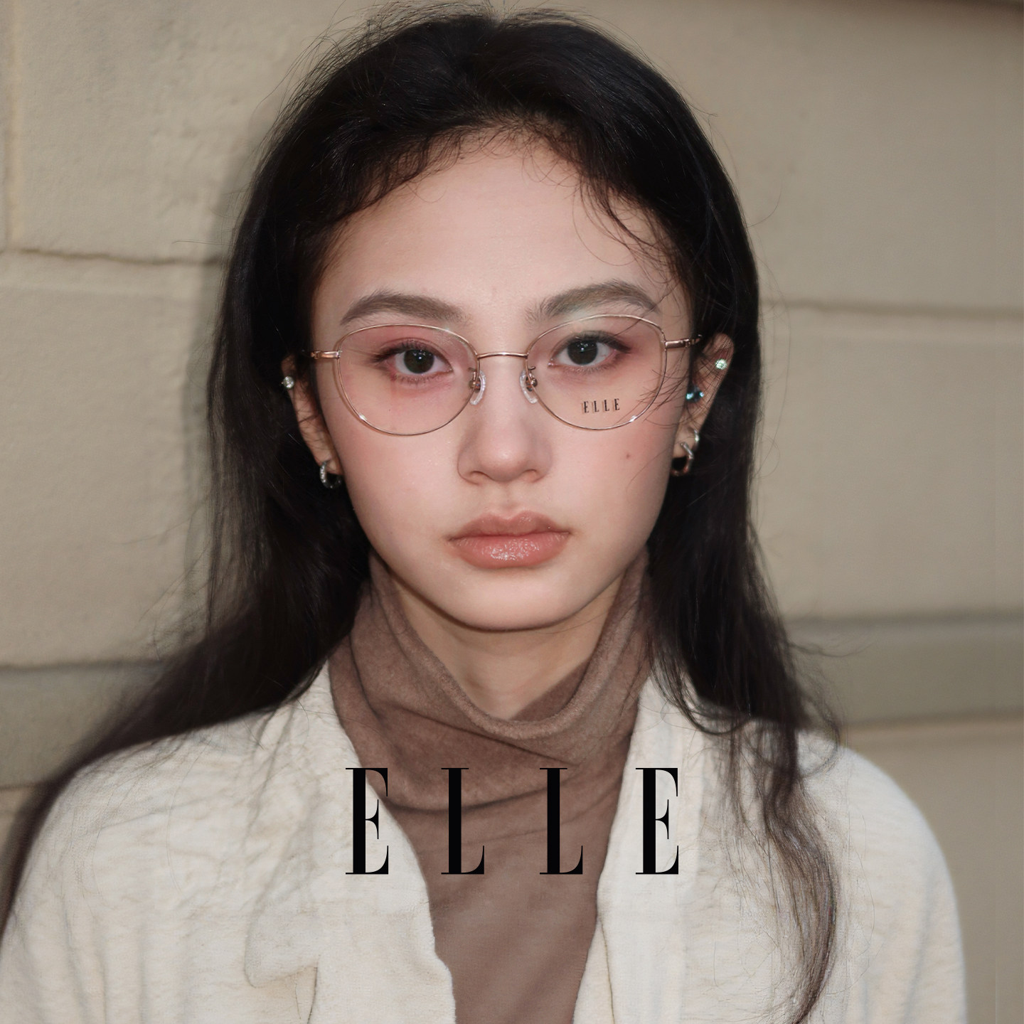 ELLE近视眼镜女可配度数可选蔡司镜片防蓝光眼镜框镜架7017-G90,淘宝优惠券,粉丝福利购,淘宝优惠卷