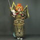 Pingliyuan Satin Embroidered Peking Opera Costume Men's Backrest