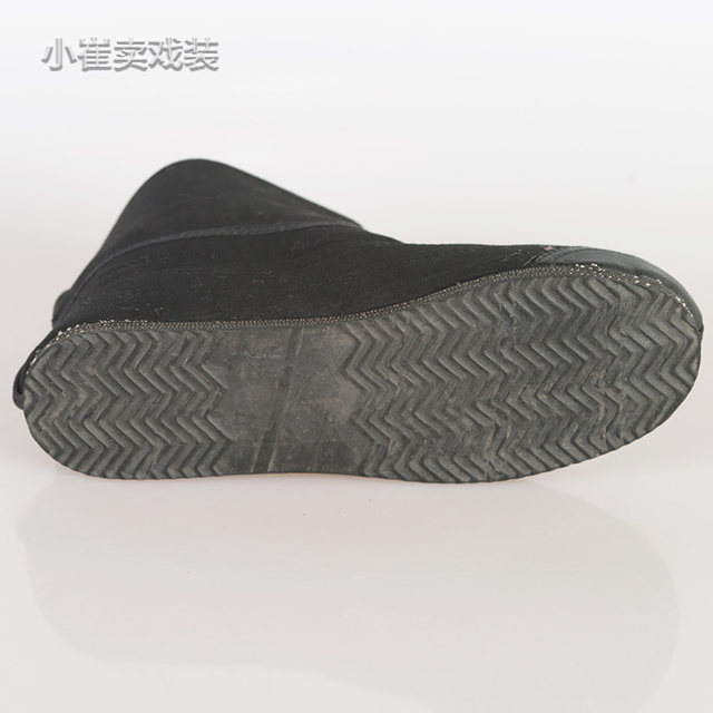 Dramatic thin-soled men's fast boots, costume shoes, Peking Opera, Henan Opera, adults and children, martial arts soldiers, fast boots, dance dragon overshoes