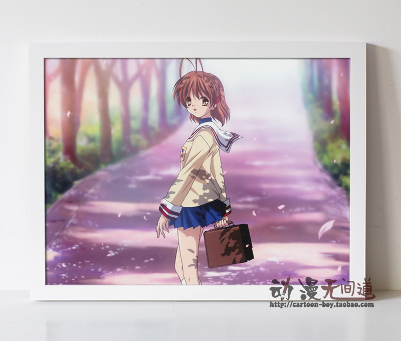 团子大家族 CLANNAD 古河渚 藤林杏 坂上智代 周边 海报壁画 挂画 - 图0