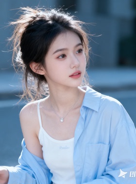 S999足银镶钻交叉珍珠锁骨链