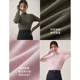 orange desire black technology long-sleeved T-shirt women's 2023 spring new top bottoming shirt turtleneck sweater