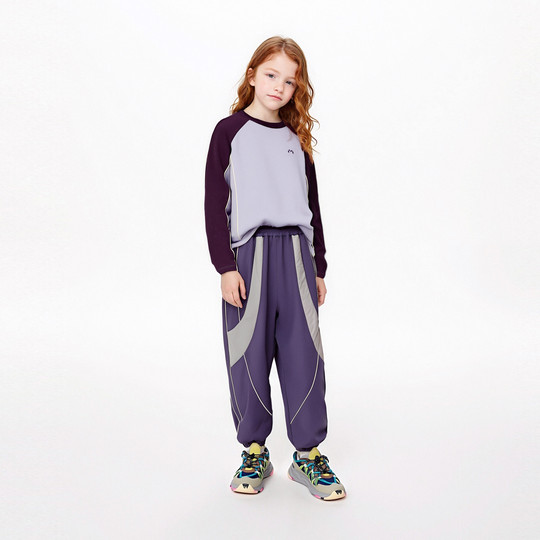 【蓄暖】MQD童装儿童德绒打底衫2025秋冬新款男女童撞色长袖T恤