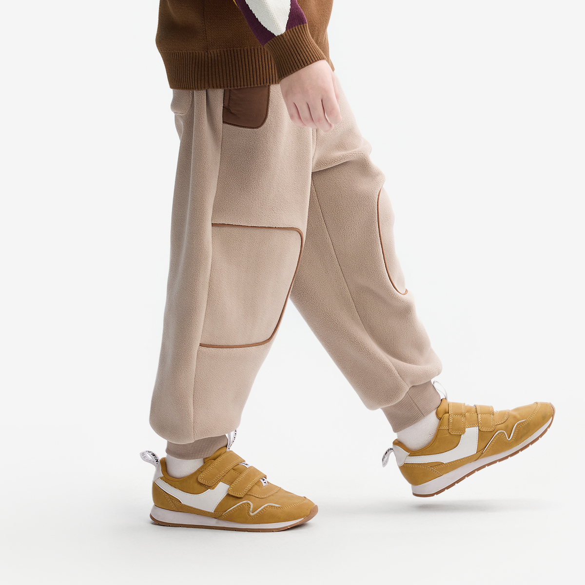 [VIP]MQD童装男童加厚奥粒绒运动裤2025冬装新款儿童长裤大童保暖 - 图1