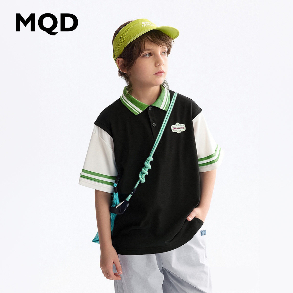 【凉感】MQD童装男童polo衫夏季宝宝上衣儿童休闲百搭短袖T恤,淘宝优惠券,粉丝福利购,淘宝优惠卷