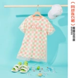 Платье, летняя юбка, детская мультяшная летняя одежда, детская одежда, в западном стиле, в корейском стиле