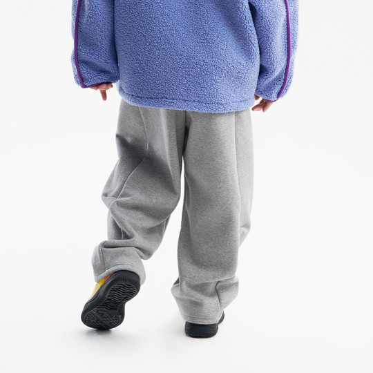 MQD Children's Clothing Children's Velvet Sports Pants 2025 Winter New Men's and Women's Same Style Thickened Warm and Versatile Casual Pants