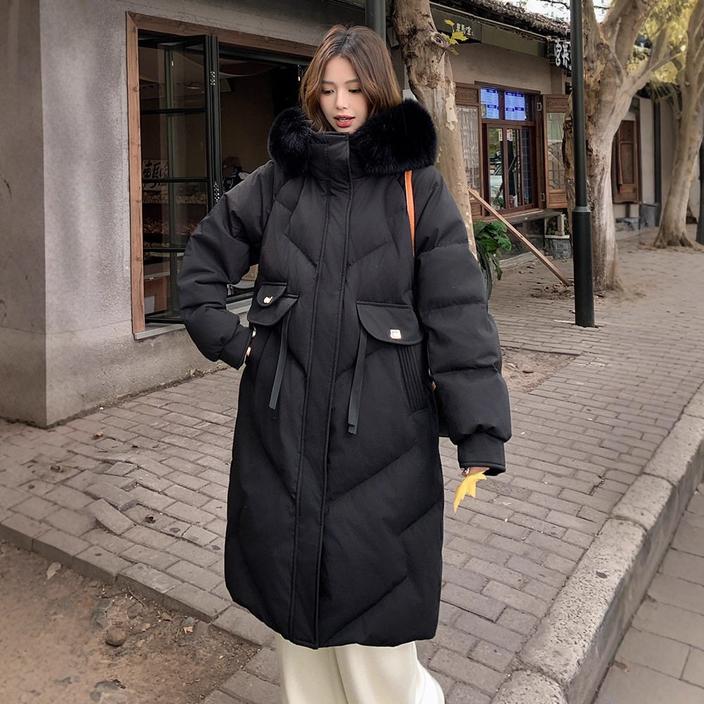 2025冬装新品300斤大码女270胖mm韩版宽松显瘦白鸭绒狐狸毛羽绒服,淘宝优惠券,粉丝福利购,淘宝优惠卷