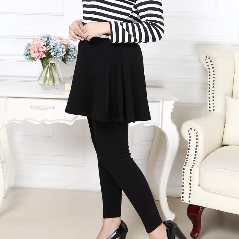 胖mm冬季新品350斤特大码女装300高腰弹力加绒假两件显瘦裤裙240,淘宝优惠券,粉丝福利购,淘宝优惠卷