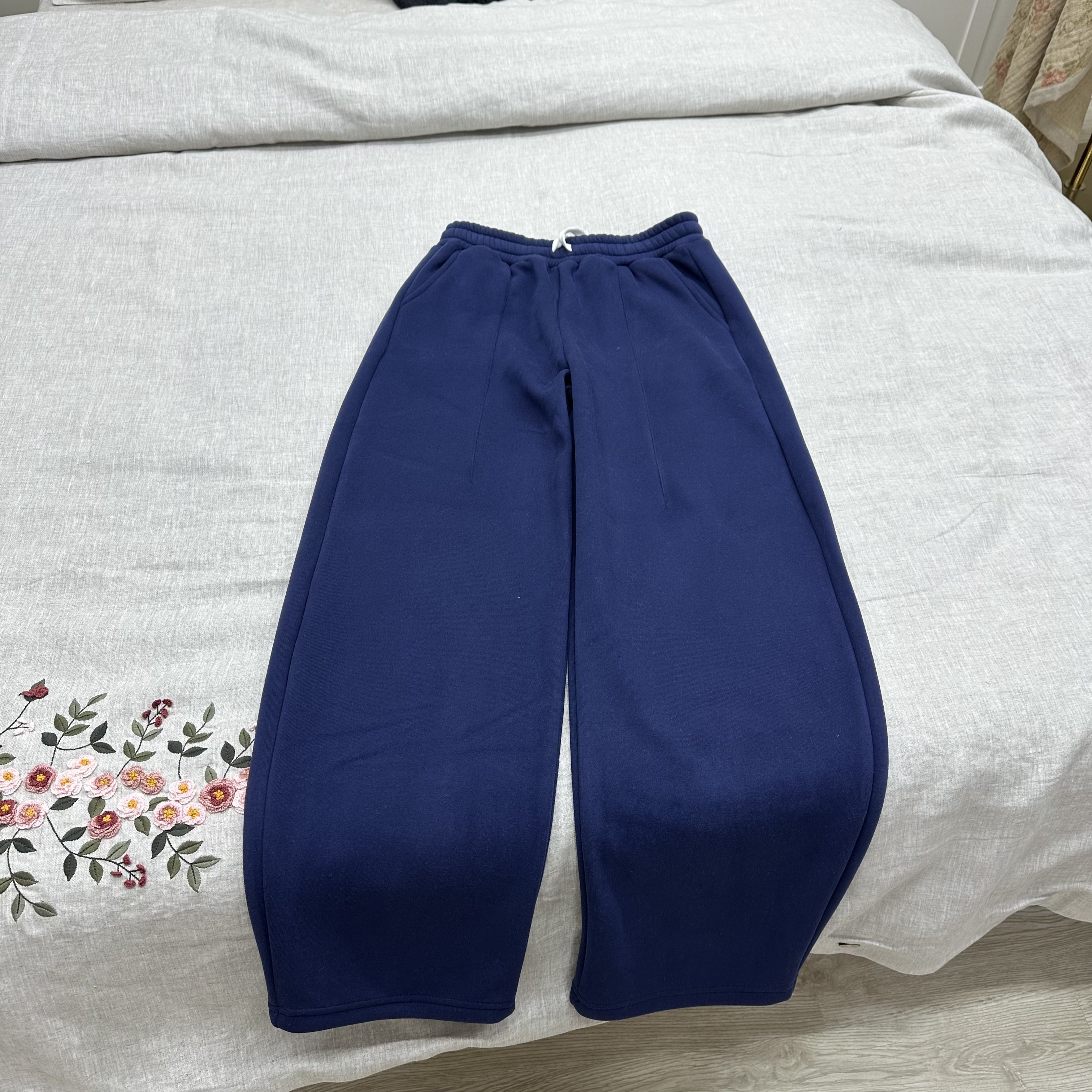 冬季新款 女士 纯棉加绒加厚长裤香蕉裤 宽松休闲 百搭,淘宝优惠券,粉丝福利购,淘宝优惠卷