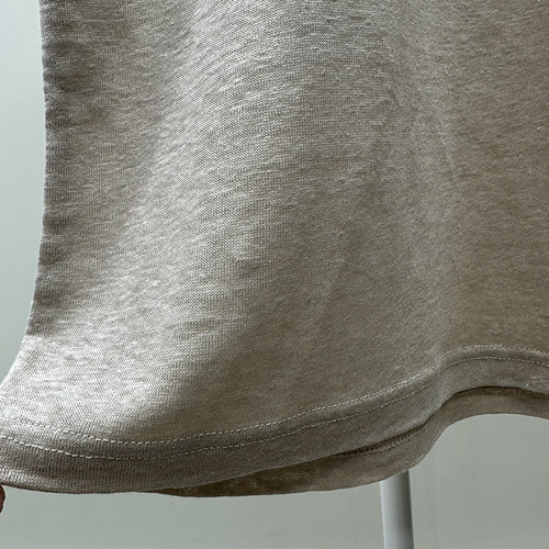 男士100%汉麻背心 纯色舒适宽松吸汗透气 学生爸爸爷爷老人内衣 - 图2