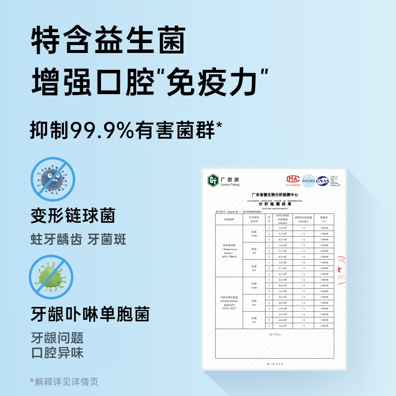 笑容加usmile儿童专用漱口水含氟清洁口腔防蛀益生菌去口臭6-12-图2