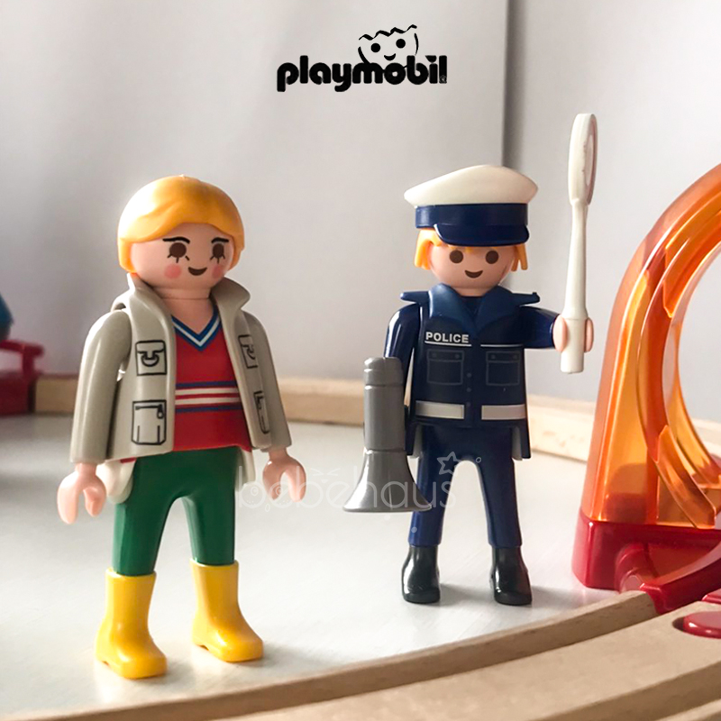 德国Playmobil摩比世界积木人偶组装小人消防员警察女王男孩女孩 - 图2