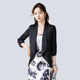 Short spring and summer acetate satin suit with high-end feel