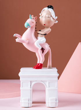 摩登少女生日软装饰品结婚礼物