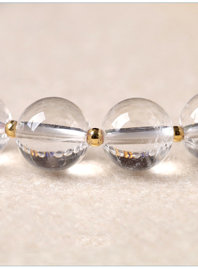 淡雅古风景泰蓝狐狸面具吊坠手串