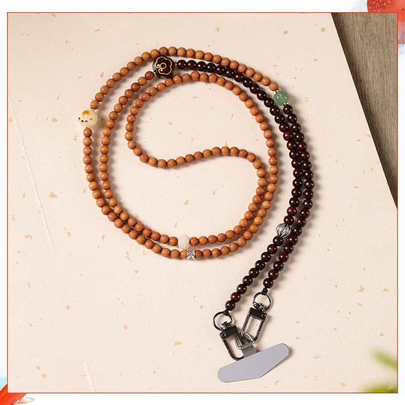 Mobile phone sandalwood, strap, shoulder bag, handle, chain, accessory