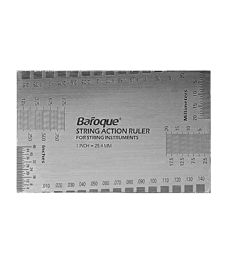 baroque电贝司调弦吉他弦距测量尺 音纳乐器乐器工具