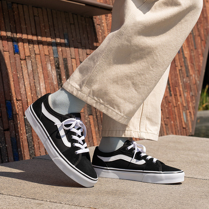 Vans范斯官方 Filmore Decon黑色复古风透气女鞋板鞋运动鞋,淘宝优惠券,粉丝福利购,淘宝优惠卷