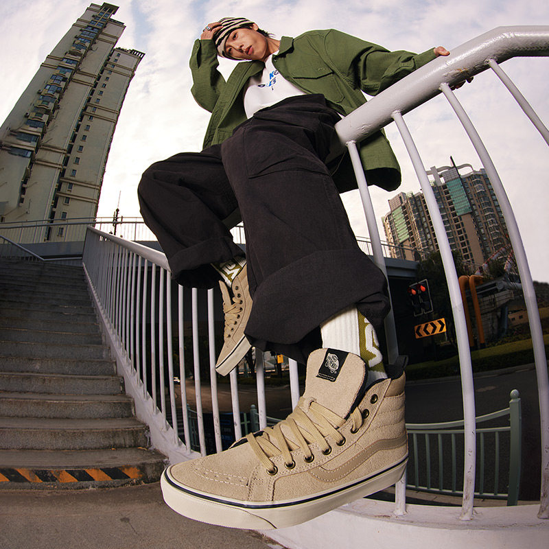 Vans范斯官方 MTE Sk8-Hi Insulated棕黄色户外山系高帮男女板鞋,淘宝优惠券,粉丝福利购,淘宝优惠卷