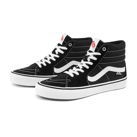 Vans范斯官方 Sk8-Hi黑色高帮男鞋女鞋职业滑板鞋滑板初学者 图片 5