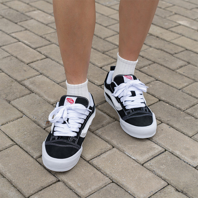 Vans范斯官方 Knu Skool高街范美式复古男鞋女鞋板鞋面包鞋,淘宝优惠券,粉丝福利购,淘宝优惠卷