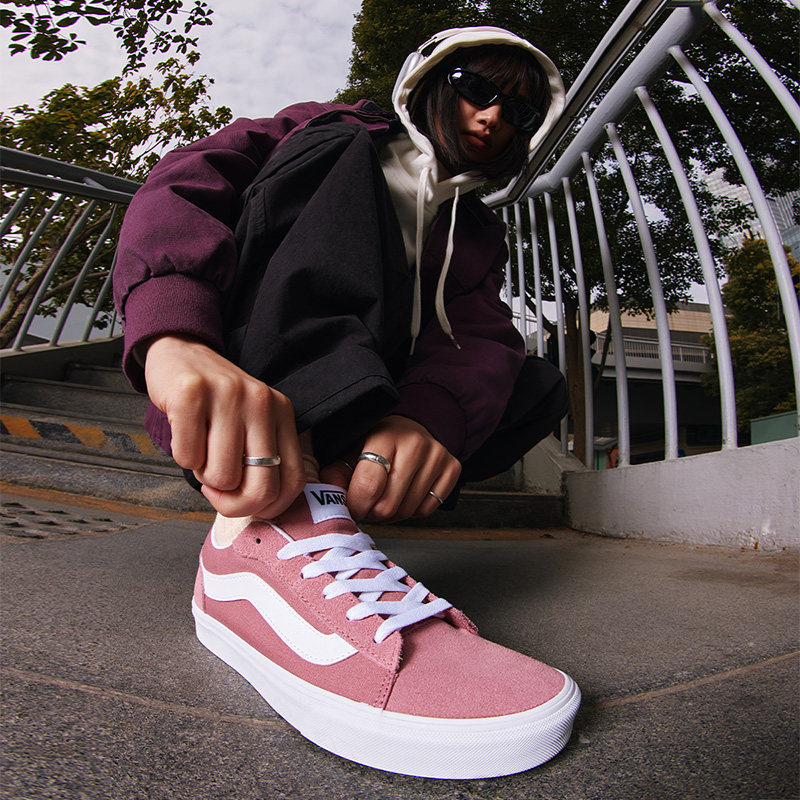 Vans范斯官方 Vero LS樱花粉轻量复古舒适女鞋板鞋,淘宝优惠券,粉丝福利购,淘宝优惠卷