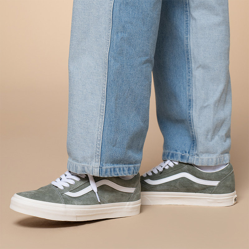 Vans范斯官方 Old Skool森林绿街头风男鞋女鞋板鞋,淘宝优惠券,粉丝福利购,淘宝优惠卷