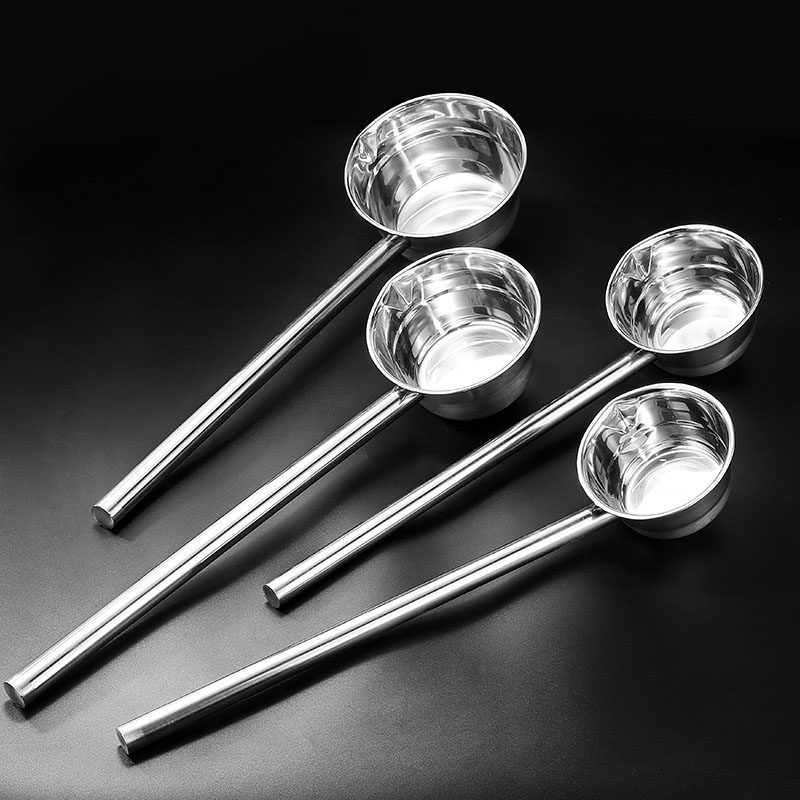 特厚水瓢304不锈钢水舀勺子厨房加长柄食堂打粥大汤勺带鹰嘴水勺,淘宝优惠券,粉丝福利购,淘宝优惠卷