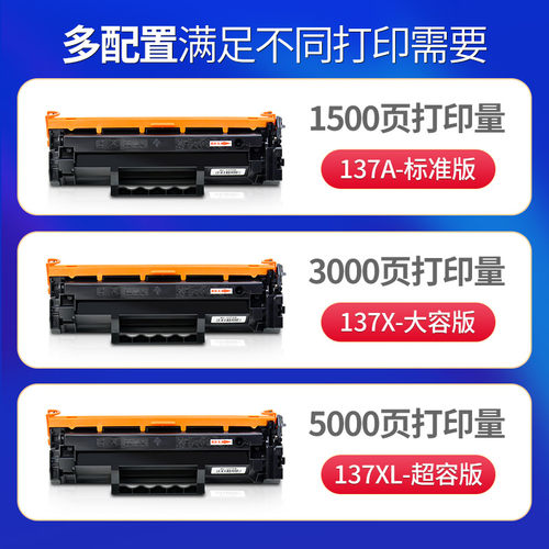 适用惠普(HP)m233sdn硒鼓m232dw一体机碳粉盒m208dw打印机墨盒laserJet m233dw m233sdw墨粉137a墨粉盒W1370A - 图1