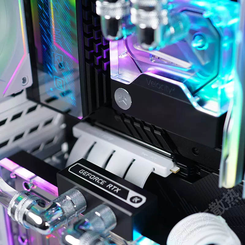 Объятия друга Вода Холодная | ASUS Createion God GR701 жесткая трубка EK разрезанная водяная холодная 13900+RTX4090 теплоотвод